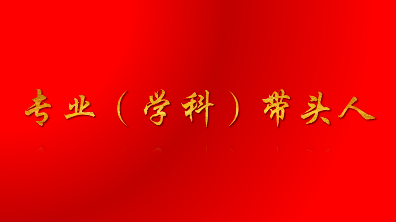 专业（学科）带头人